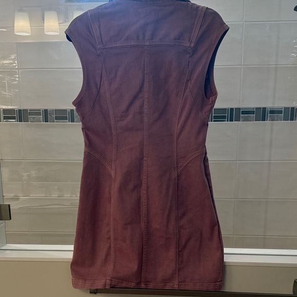 Pilcro Sleeveless Mauve Denim Dress Size 8 NWT - Picture 7 of 7